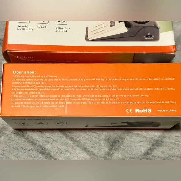 Door stop alarm - 2 for $10 - NIB - Picture 2 of 2